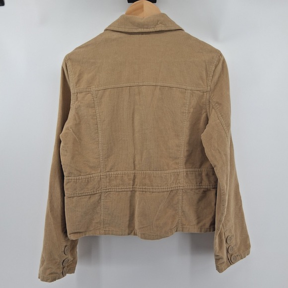 Aeropostale Limited Edition Corduroy Blazer Tan Khaki Size L Y2K Preppy Fall - Picture 8 of 10
